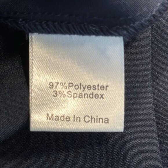 Tuckernuck NEW Navy Faye Preppy Bow Ruffle Collar 3/4 Sleeve Blouse Size XXL - Picture 10 of 10